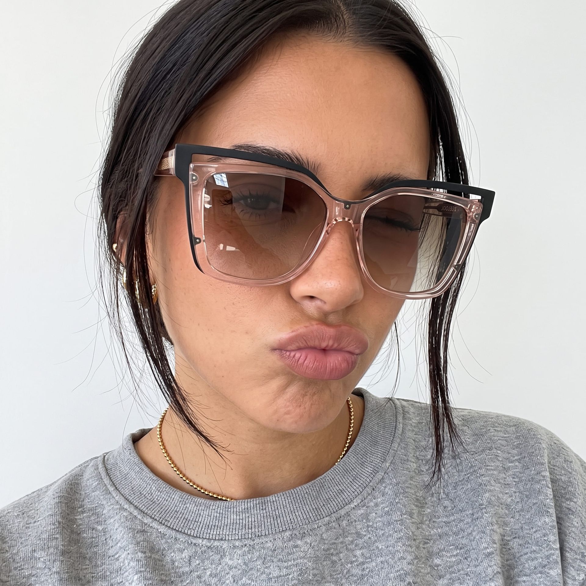 Lunettes de soleil Mixed Beige Twolla | ZEELOOL5