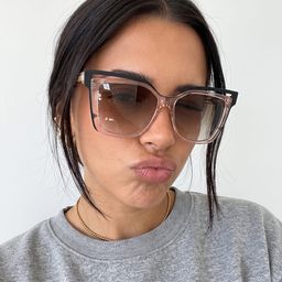 Twolla Beige Carré lunettes de soleil5