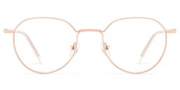 Lunettes géométriques dorées Thea2