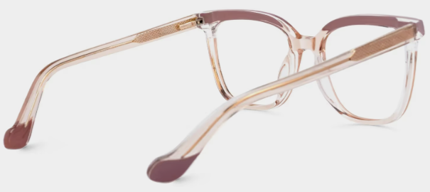 Tawana Carrées Violettes TR90 Lunettes3