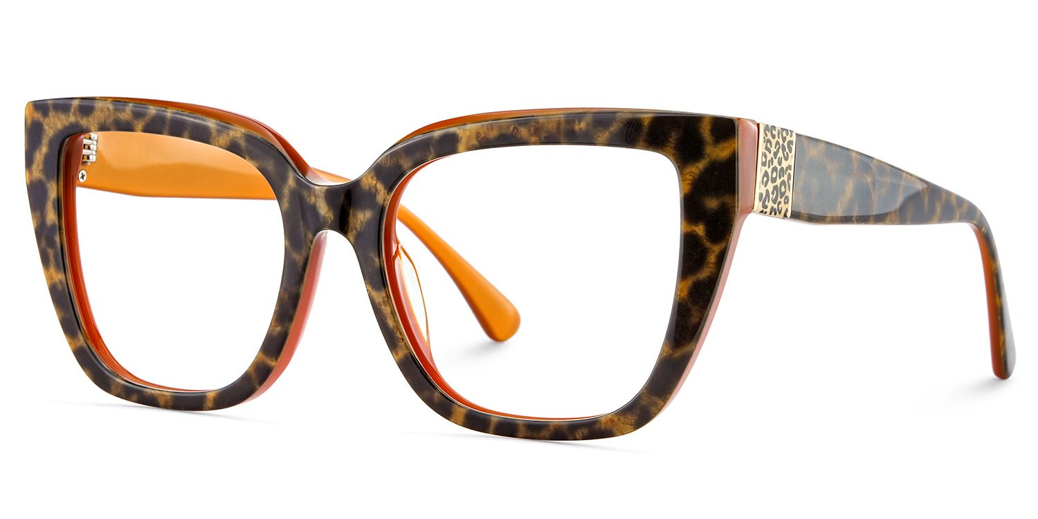 Tamarrah Cateye Léopard Lunettes4