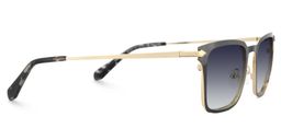 Rectangulaire Noir Métal Solaire3