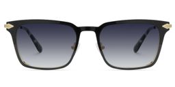 Rectangulaire Noir Métal Solaire0