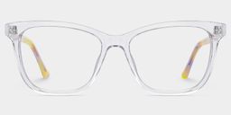 Papillon Acétate Transparent Lunettes2