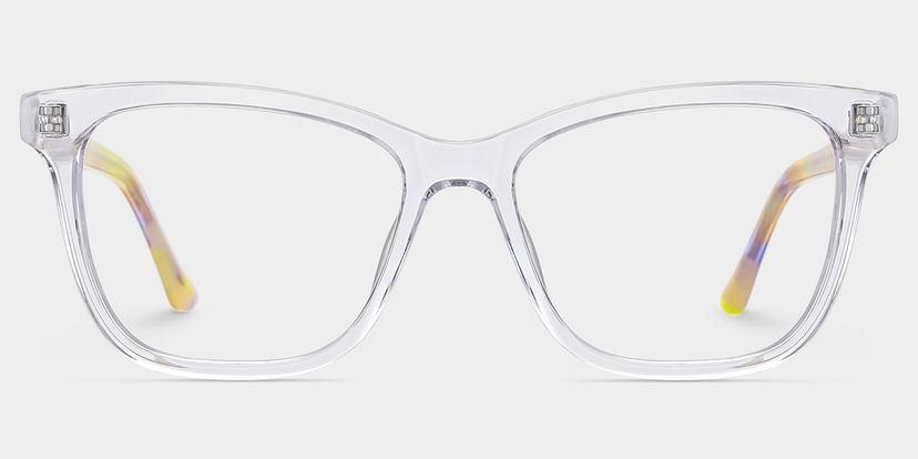 Faith Transparent Rectangulaire lunettes