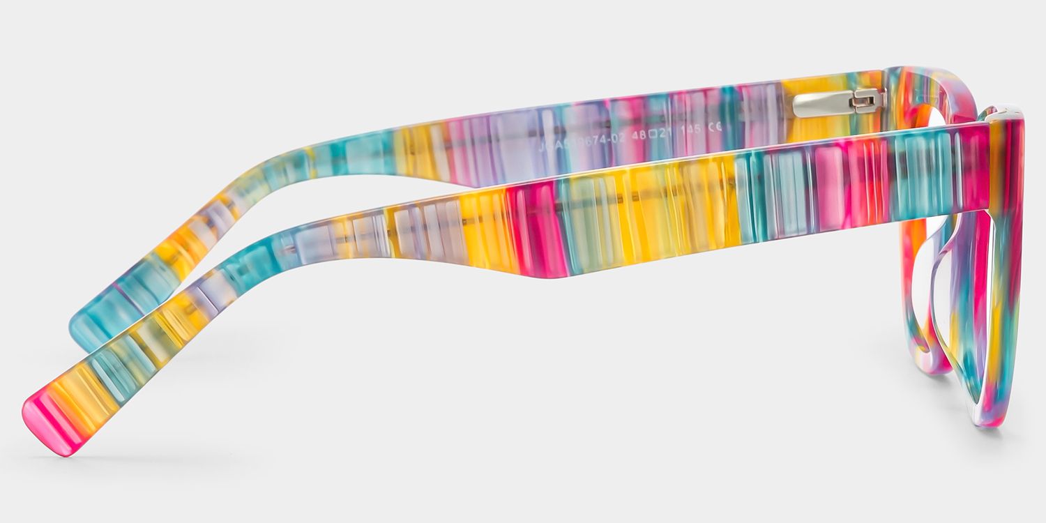 Nereyda Bonbons Couleur Lunettes Skittles | Zeelool Optique3