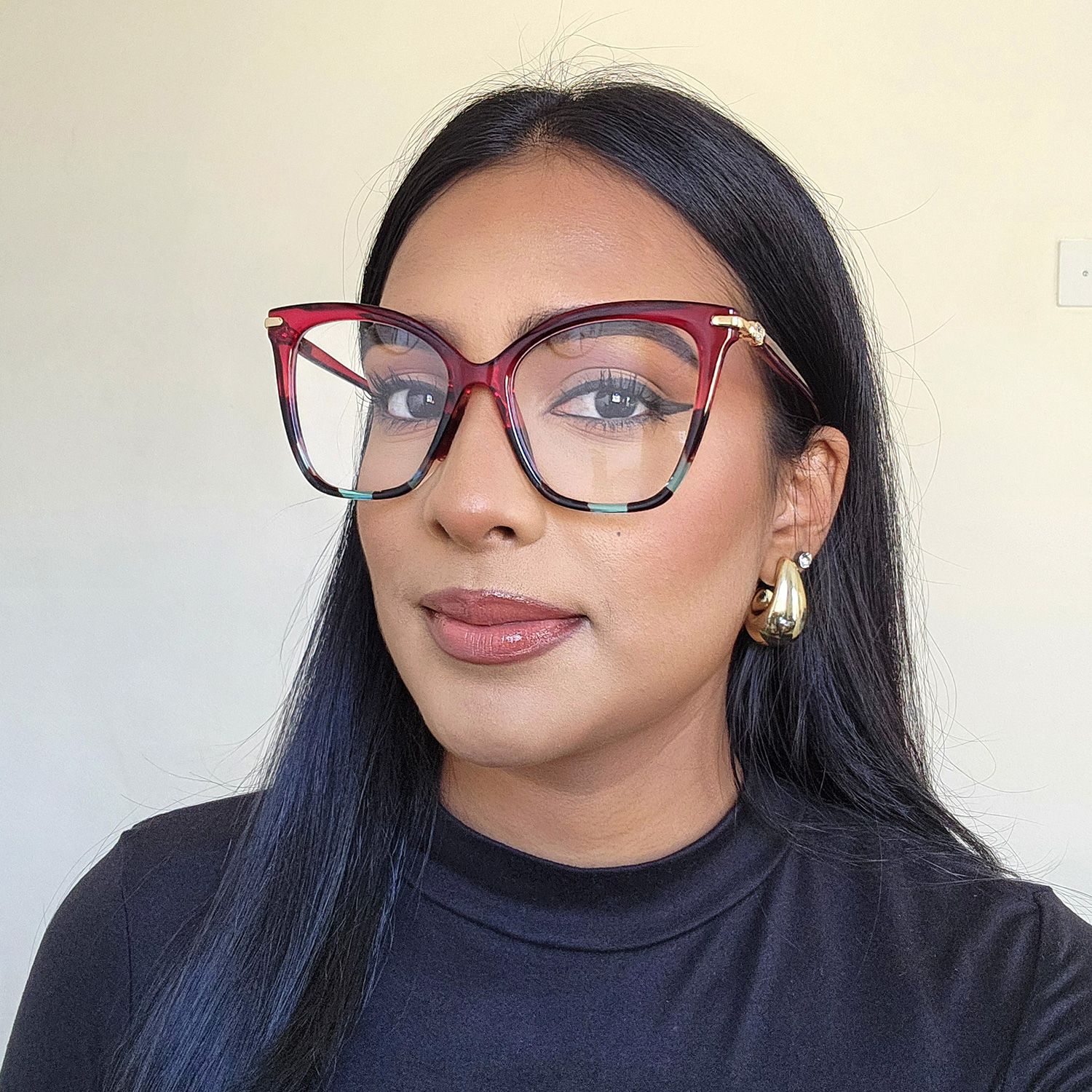 Lamar Lunettes Papillon Rouges7