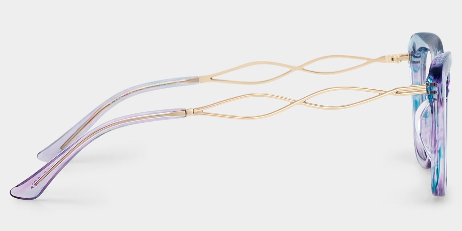 Remi Papillon Acétate Violet Lunettes4