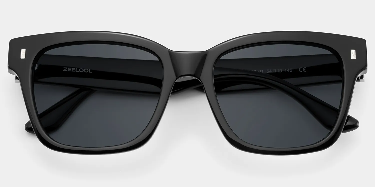 Pride Carré Noir Lunettes1