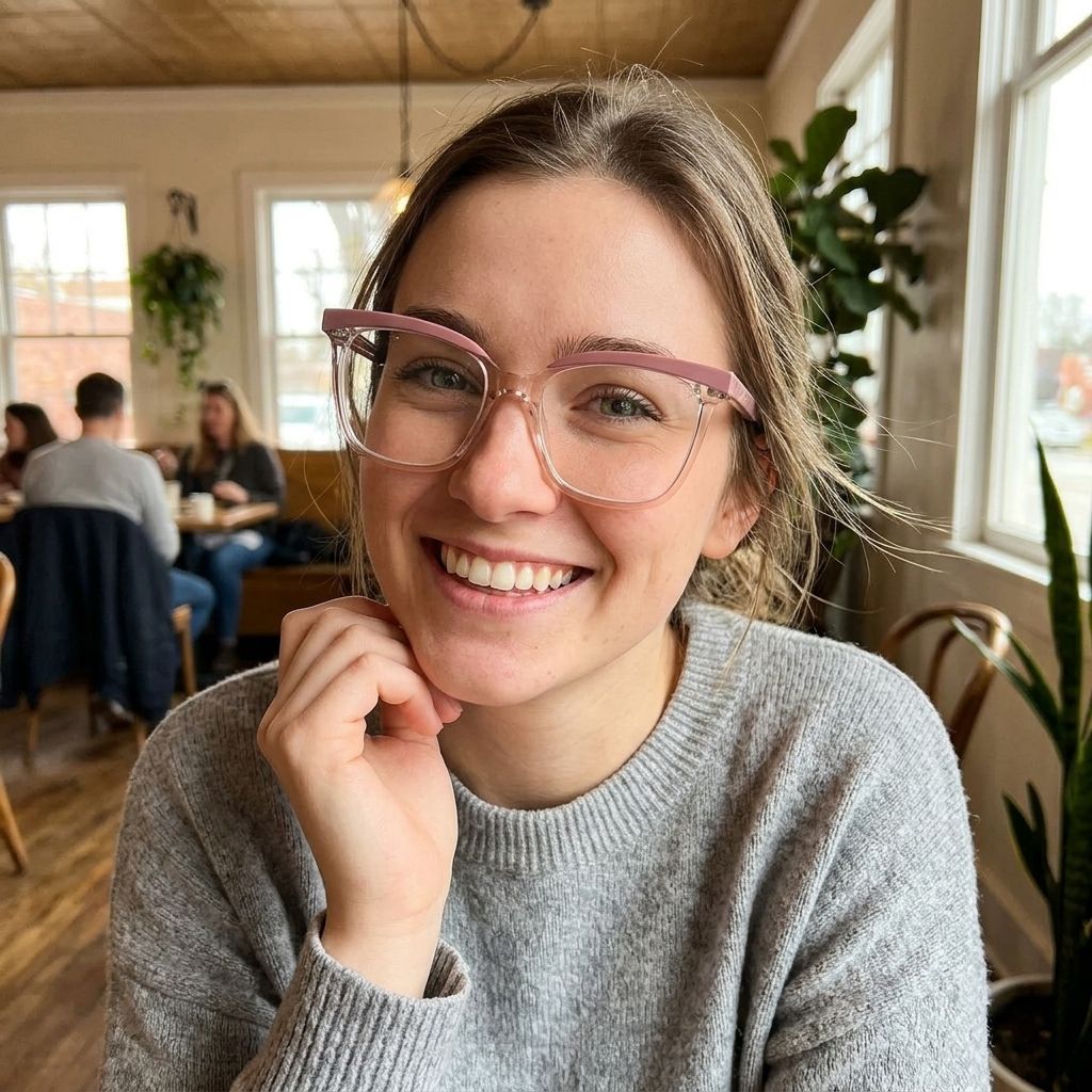 Tawana Carrées Violettes TR90 Lunettes5