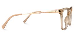 Jacqui Beige Rectangulaire lunettes3