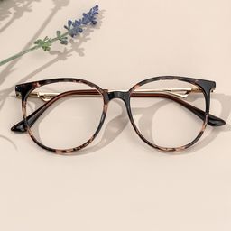 Lunettes rondes tortue Chanty0