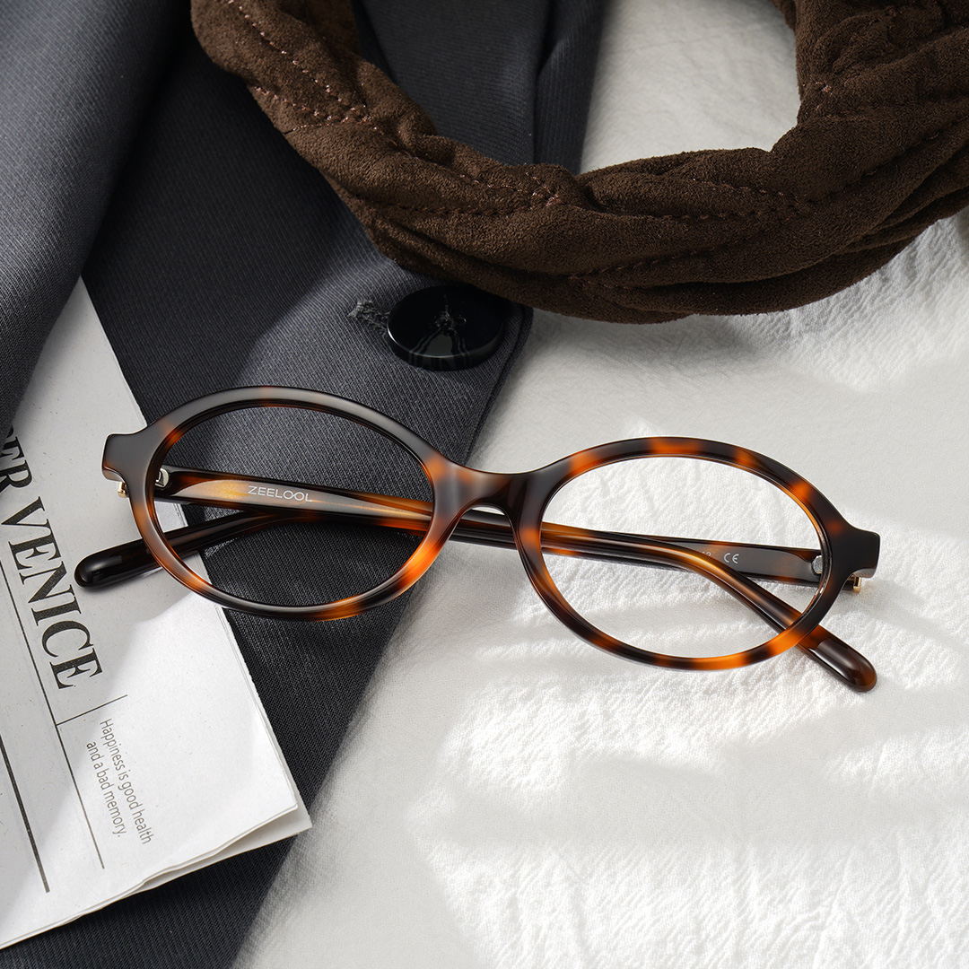 Everly Ovale Tortue Lunettes0