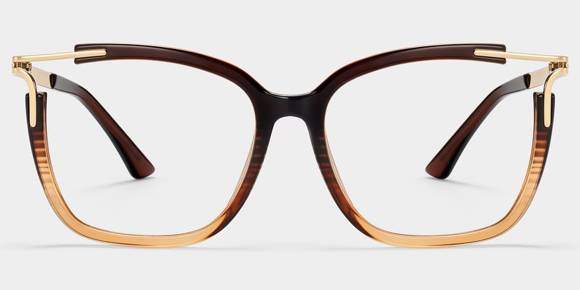 Nuriama Marron Cateye Lunettes
