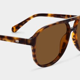 Lunettes aviateur écaille de tortue Luna4