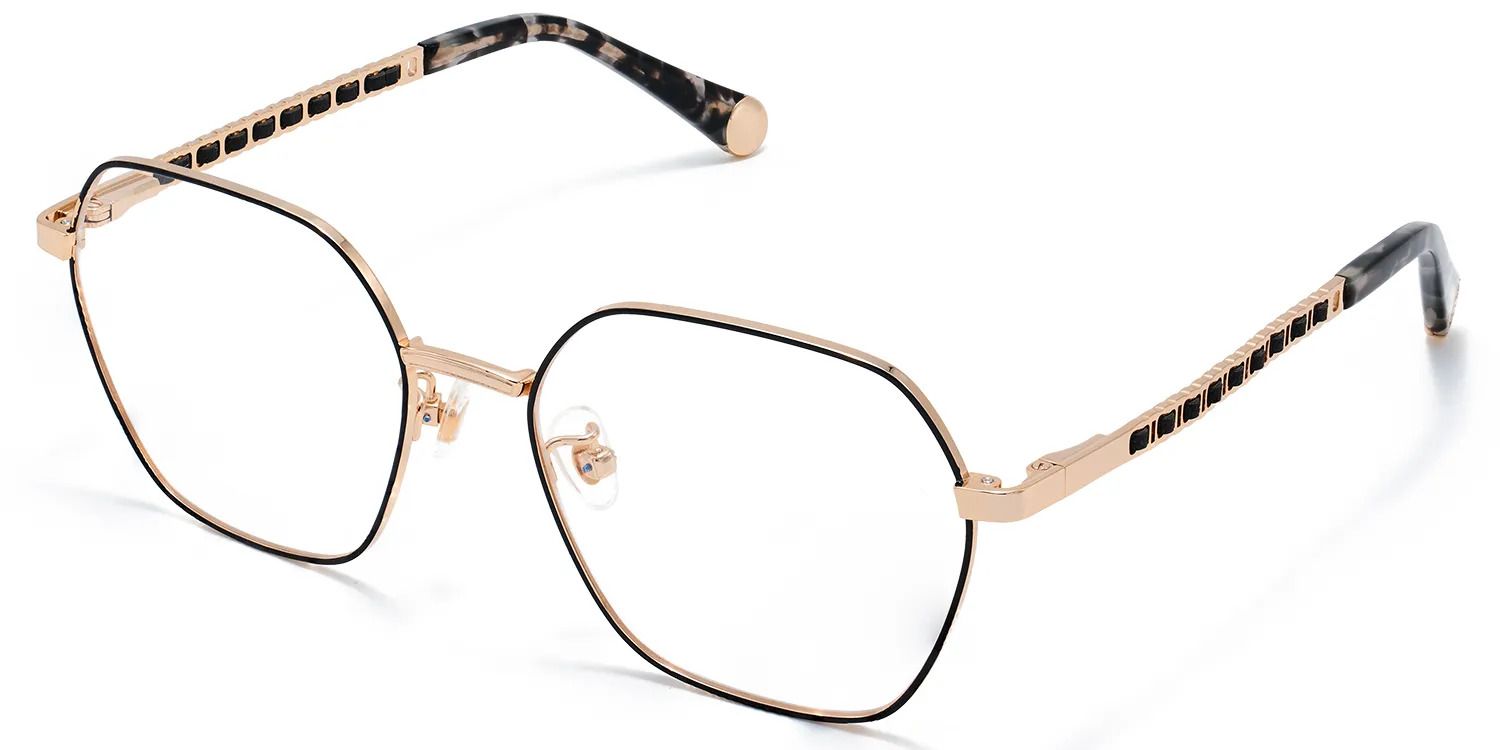 Dunbar Bleu-Rouge Géométrique lunettes3