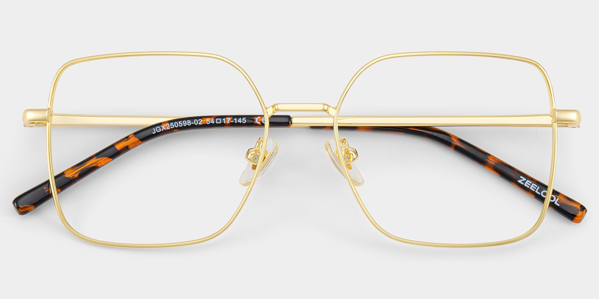 Abigail Doré Carré Lunettes3