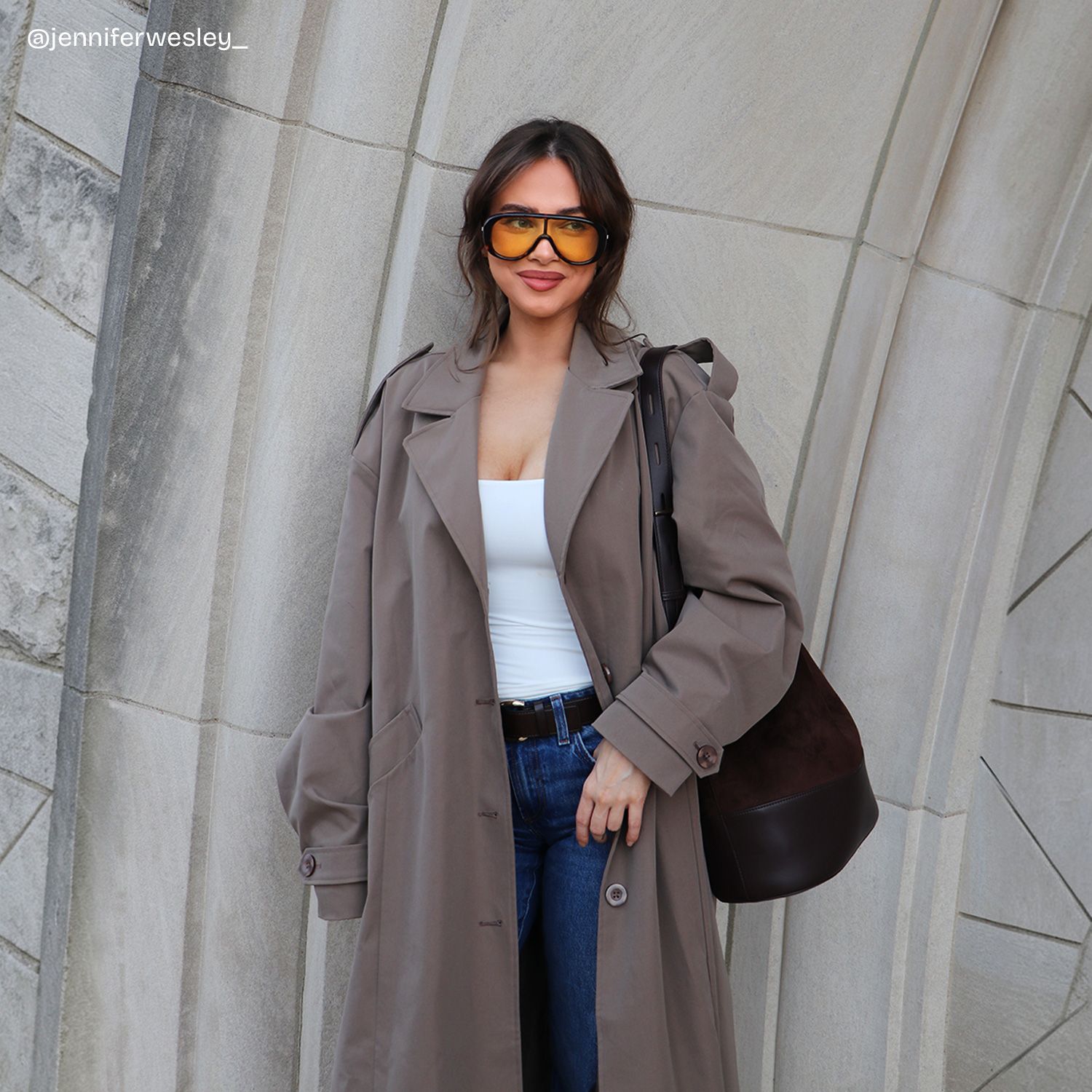 ZEELOOL x Aimee Song Les lunettes de soleil The Shield écaille6