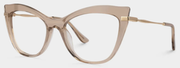 Cat Eye Acétate Beige Lunettes1