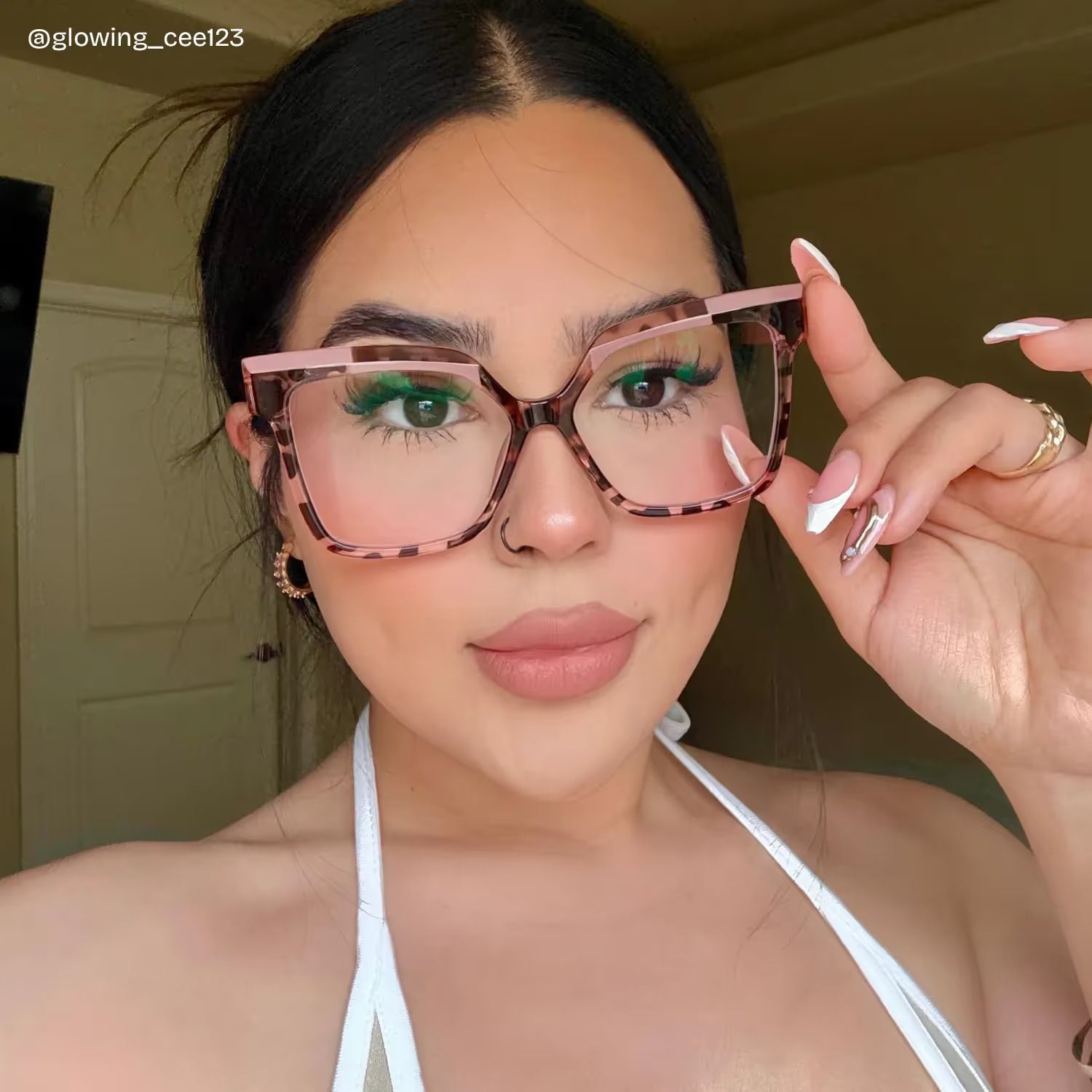 Eboney Carrées  Écaille TR90 Lunettes9