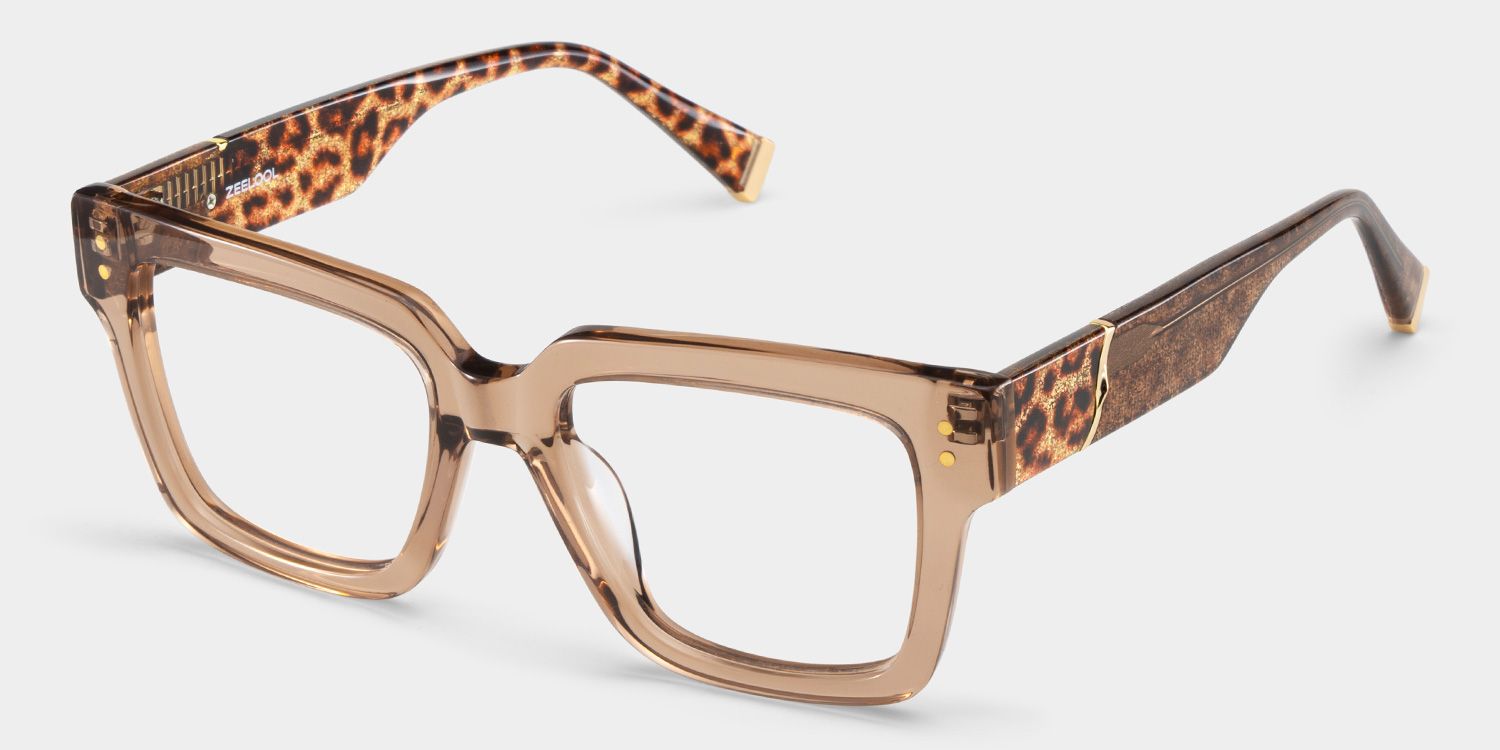 Caius Carré Beige Lunettes3