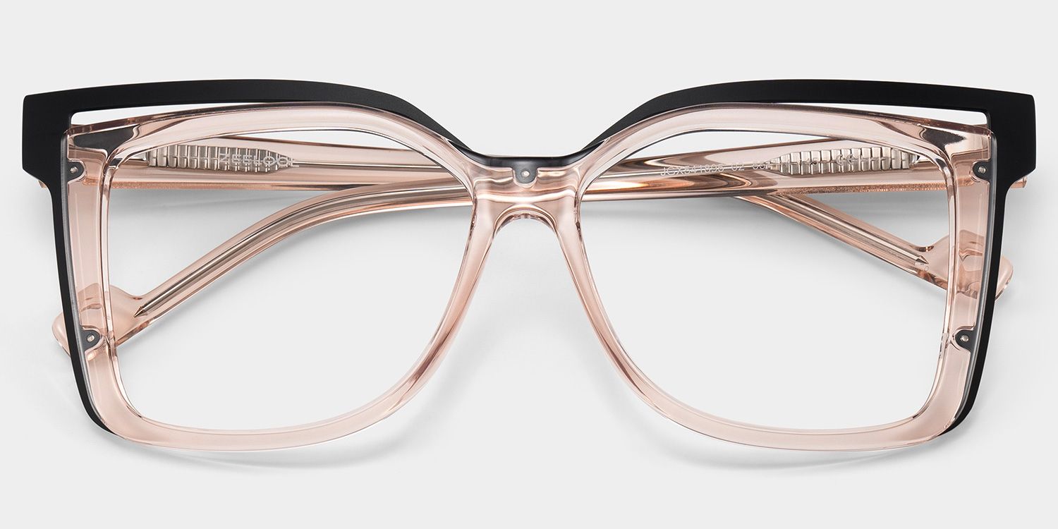 Twolla Carrées Beige Lunettes3