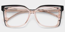 Carrées Beige Lunettes3