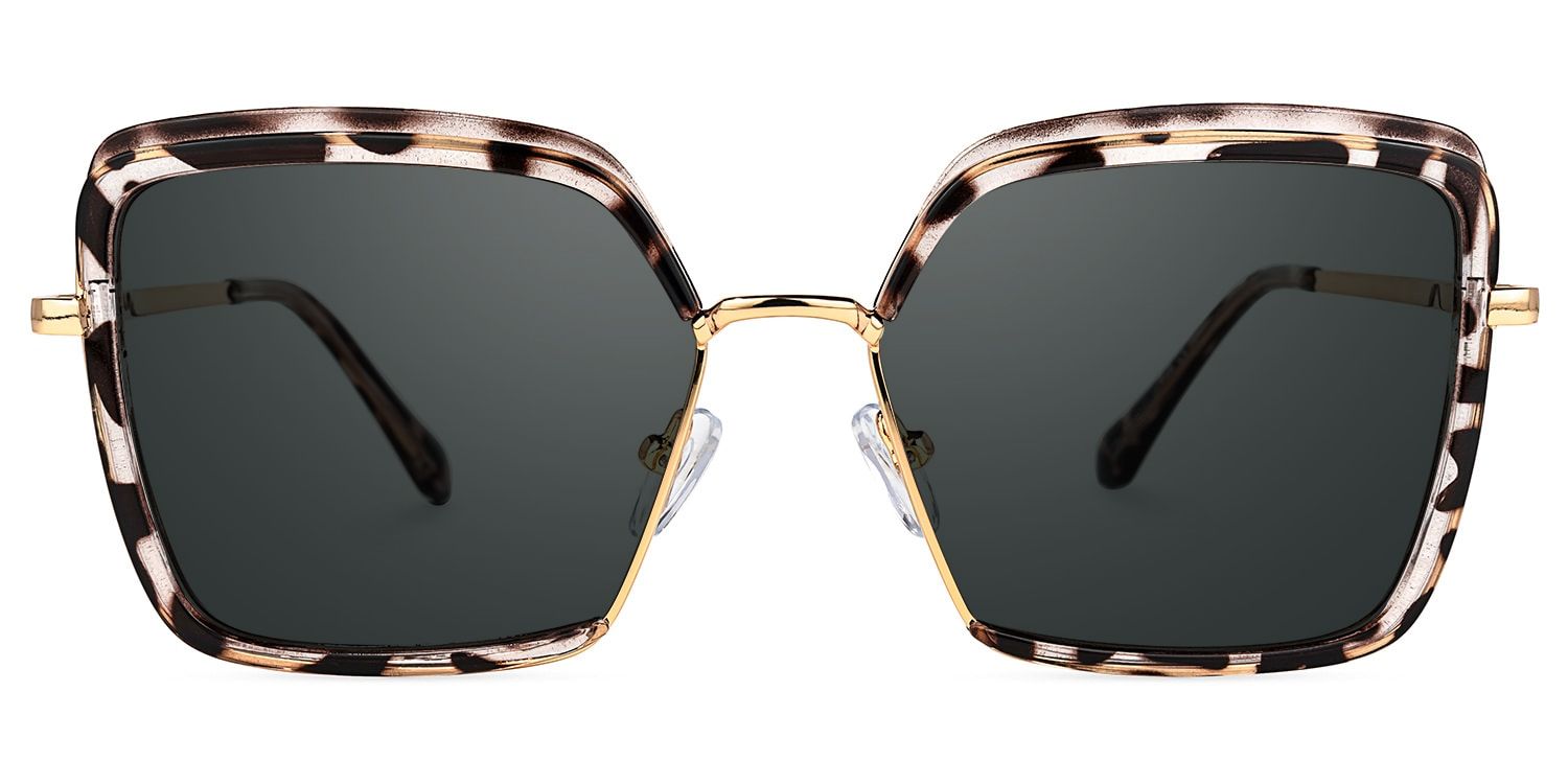 Cordaro Mixed Square Tortue Lunettes de soleil à Monture | ZEELOOL FR0
