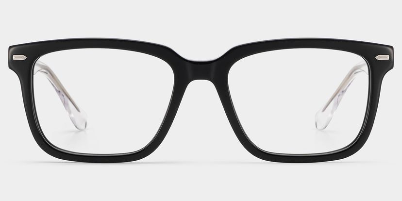 Lunettes rectangulaires noires