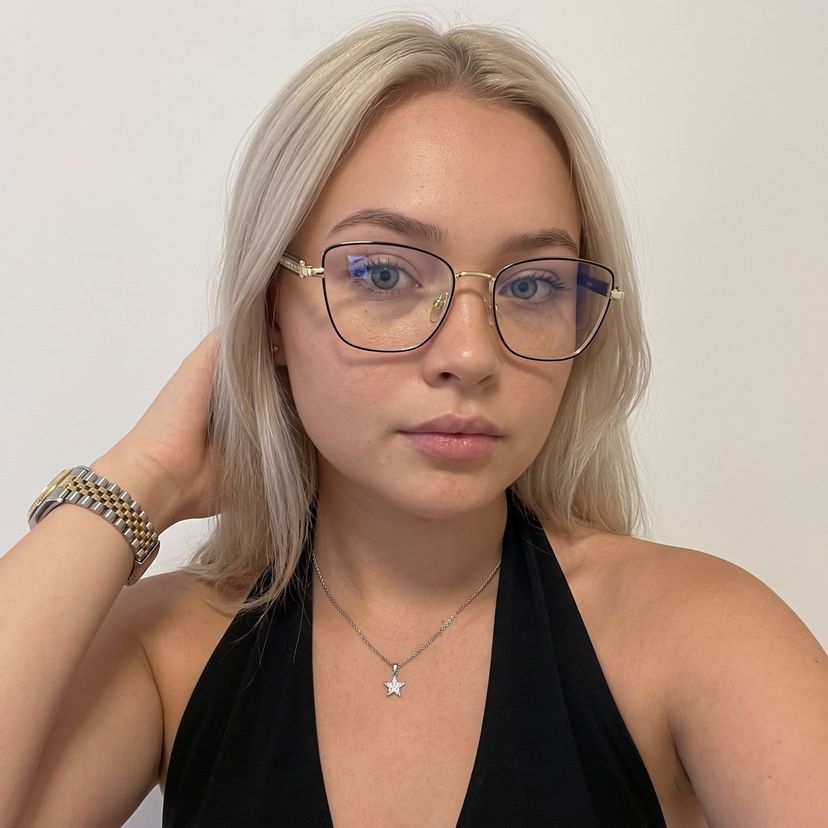 Lucille Noir Papillon lunettes