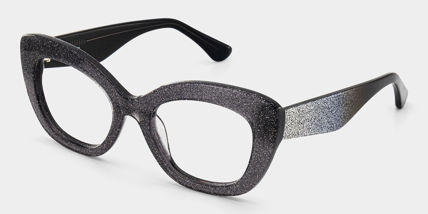 Mireille Papillon Noir Lunettes3