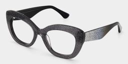 Mireille Papillon Noir Lunettes3