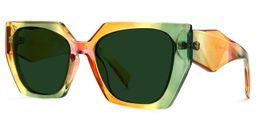 Géométrique Multicolor Plastique Solaire1