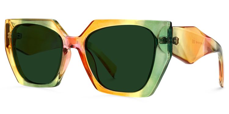 Géométrique Multicolor Plastique Solaire