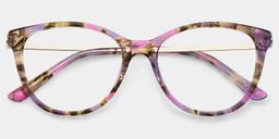 Lunettes rondes florales Eli1