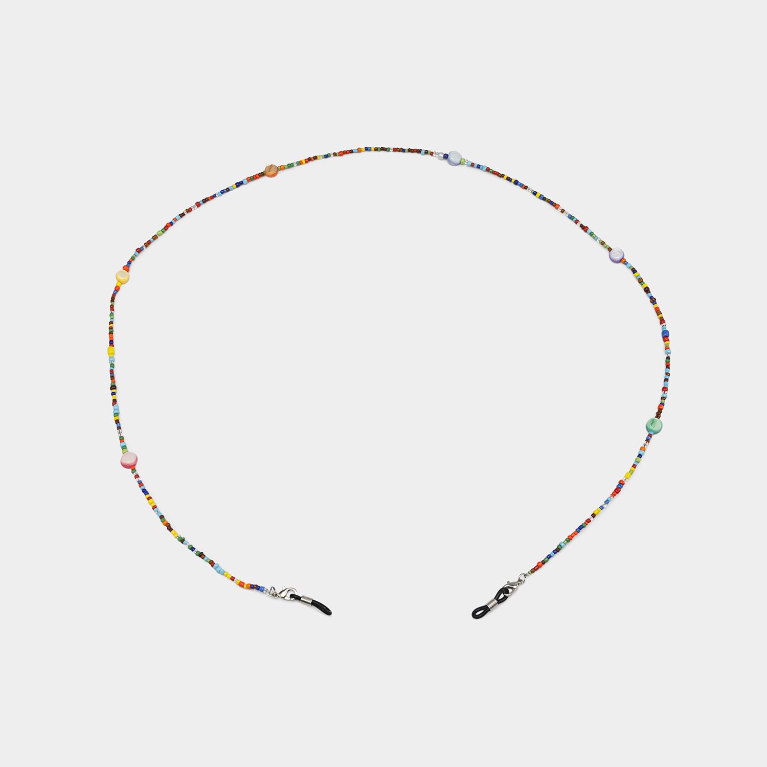 Colliers Ronds Colorés à Paillettes pour Lunettes2