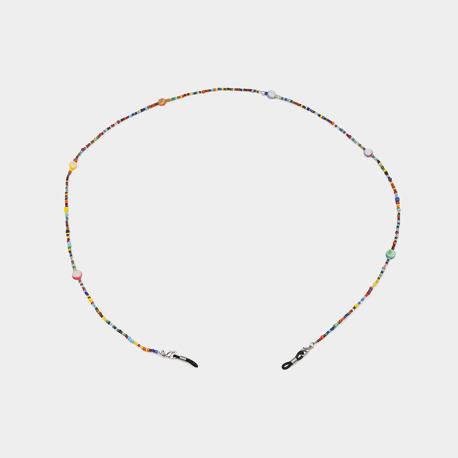 Colliers Ronds Colorés à Paillettes pour Lunettes2