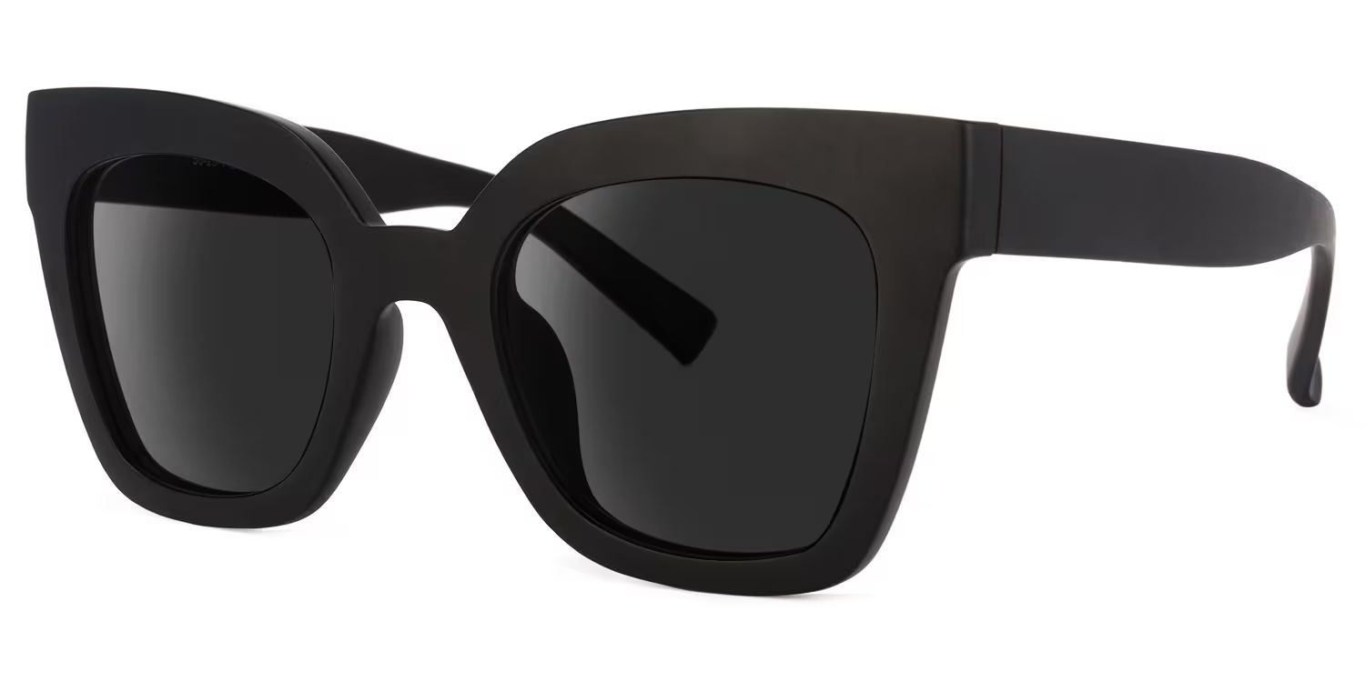 Lunettes de soleil de style Square Noir Malcolm | ZEELOOL Découvrir ZEELOOL1