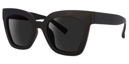 Malcolm Noir Carré lunettes de soleil1