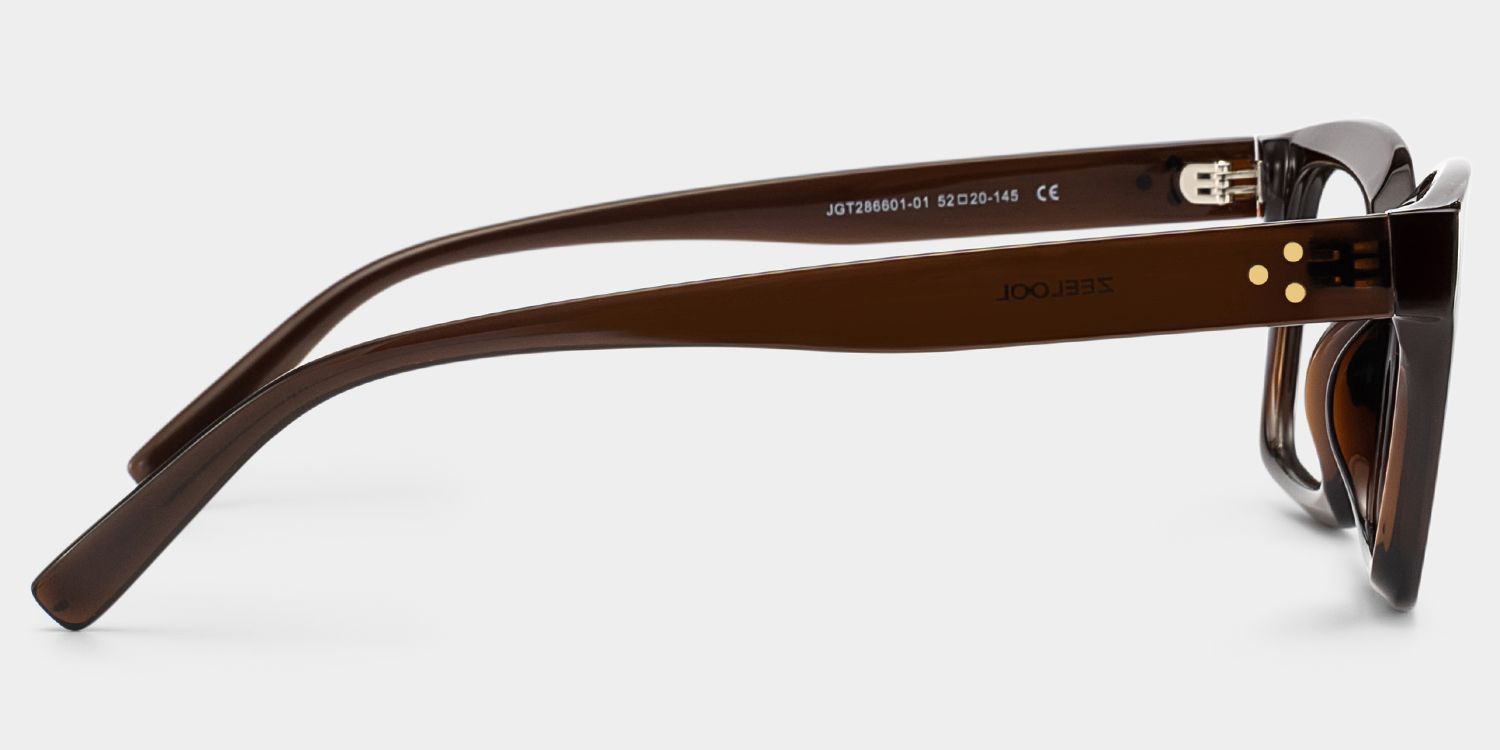 Marley Lunettes rectangulaires marron foncé TR904