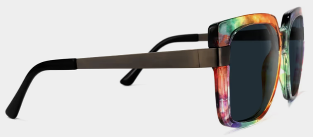 Yaida Carré Multicolor Plastique Solaire2