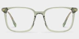 Zoe Carré Vert Lunettes3