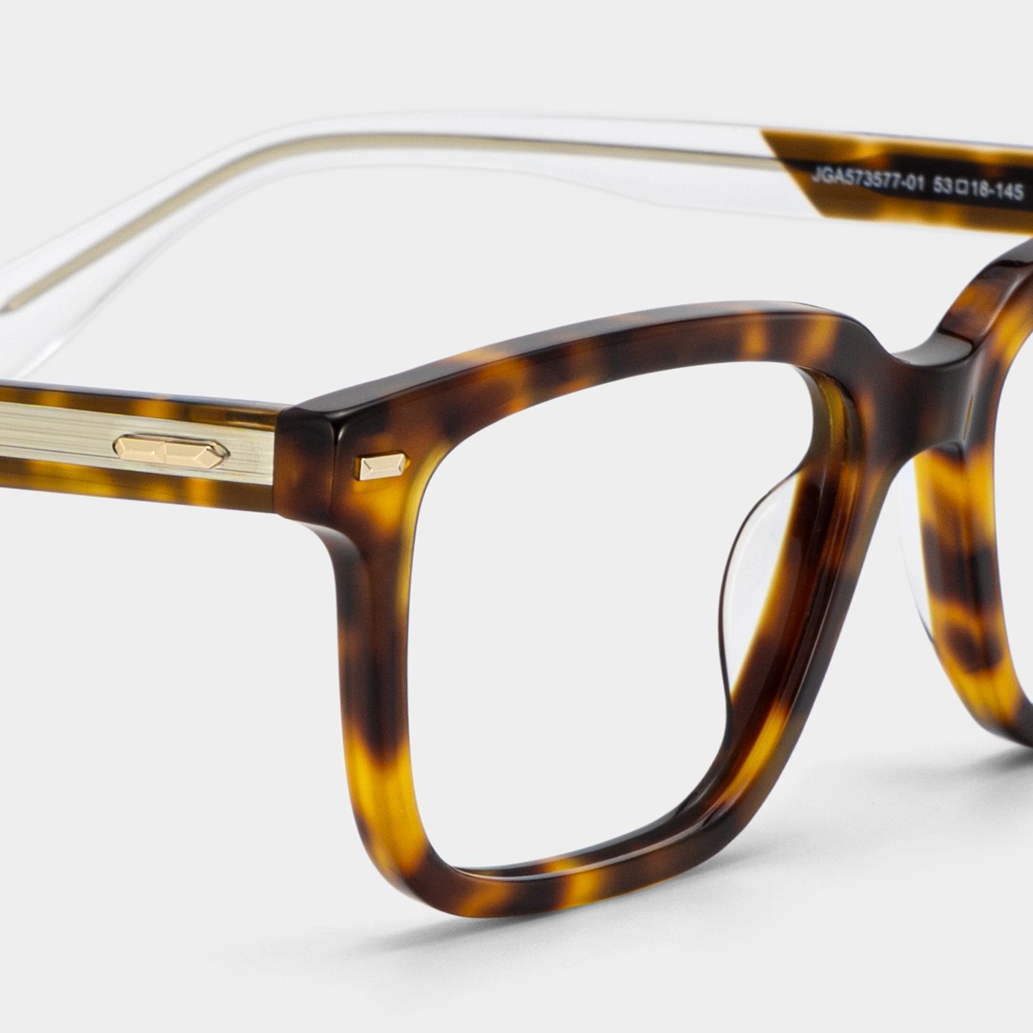 George Lunettes rectangulaires écaille de tortue6