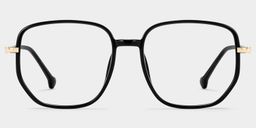 Joana Noir Géométrique lunettes1