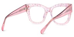 Minfia Carré Rose Lunettes4