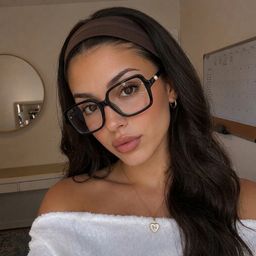 Lunettes carrées noires Elena6