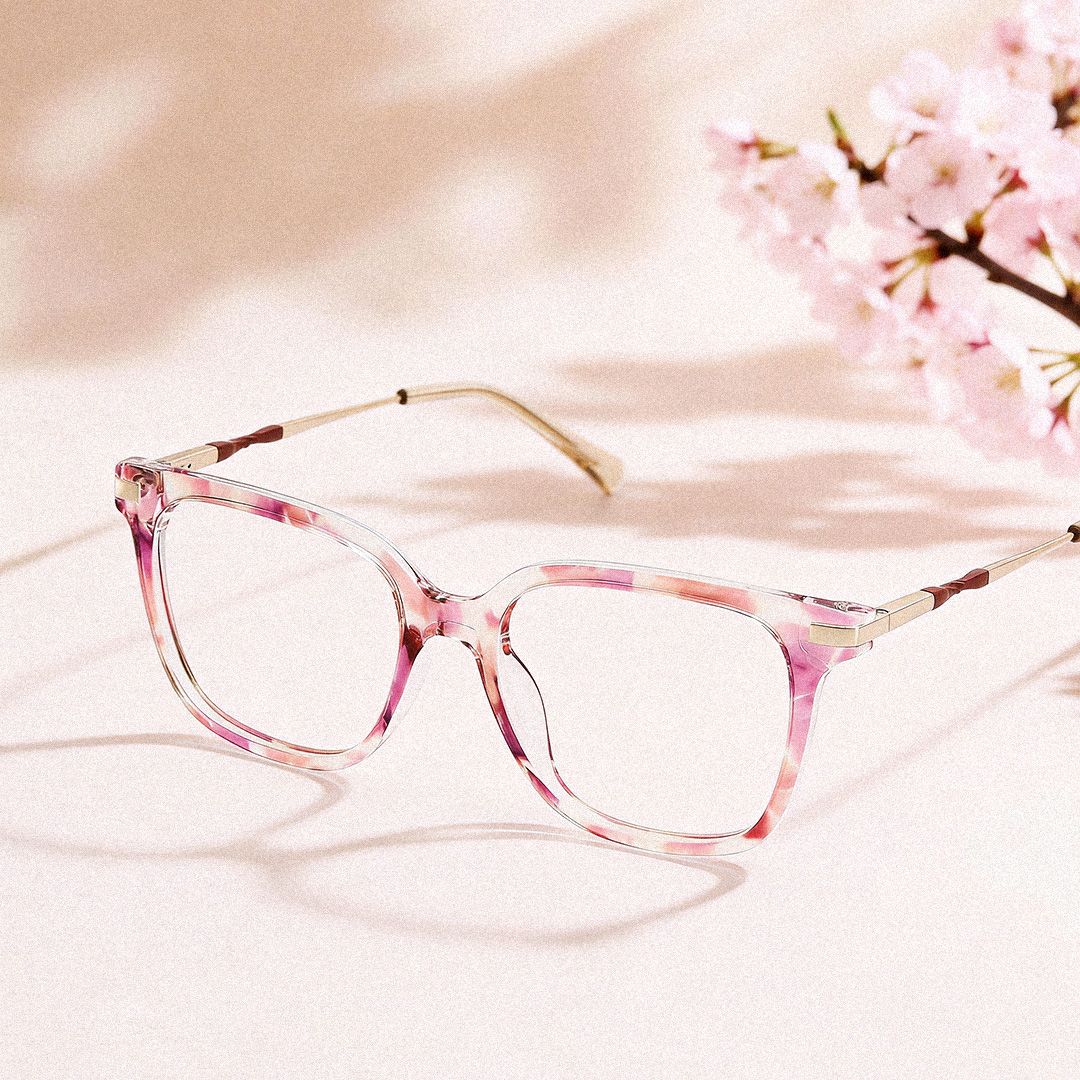 Jacqui Carré Rose TR90 Lunettes0