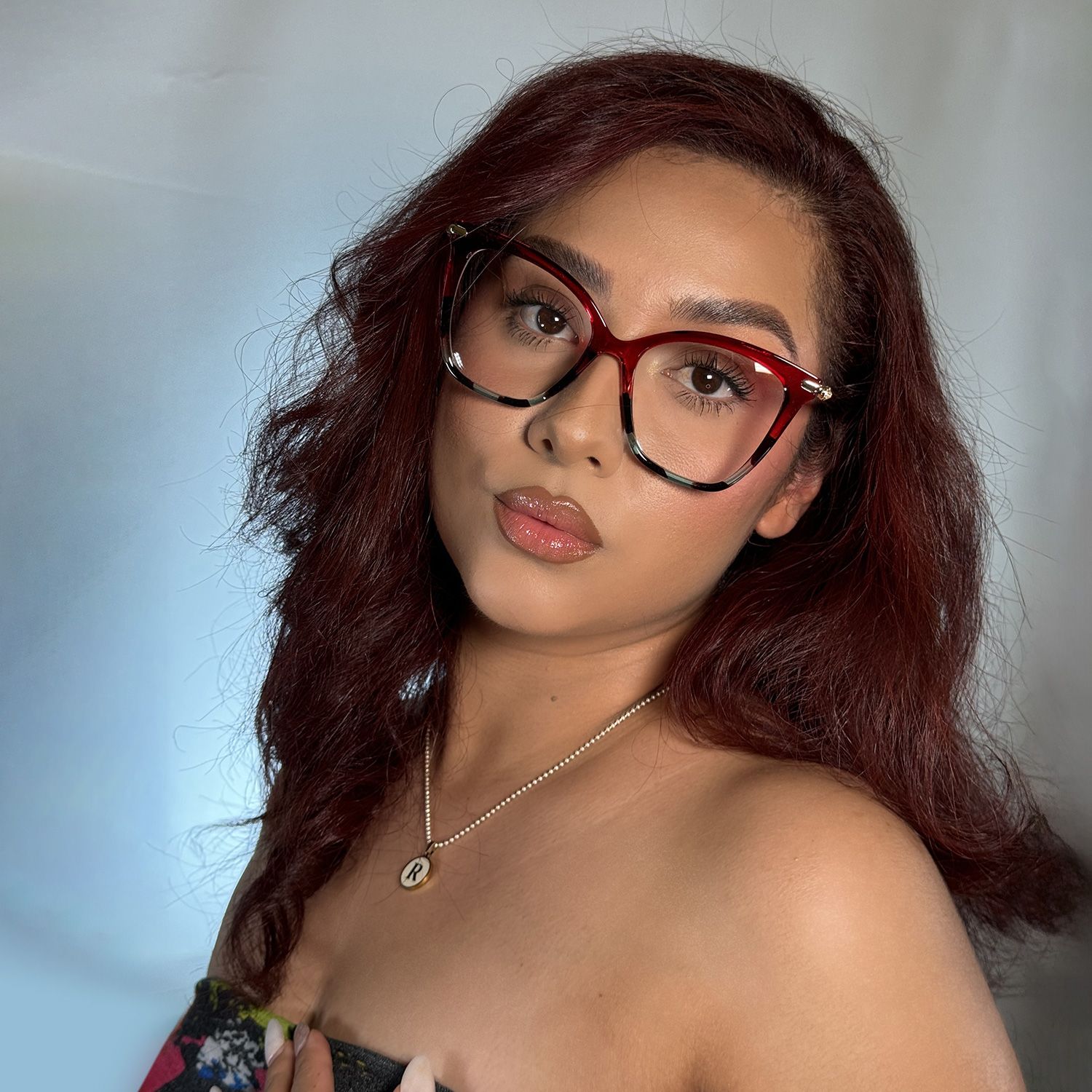 Lamar Lunettes Papillon Rouges5