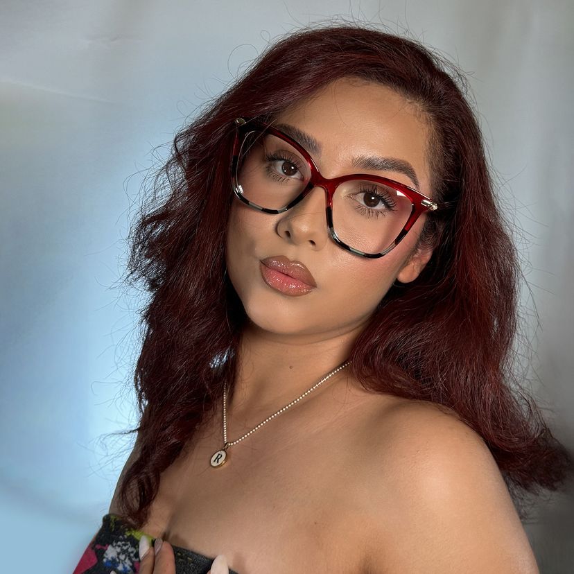 Lamar Lunettes Papillon Rouges