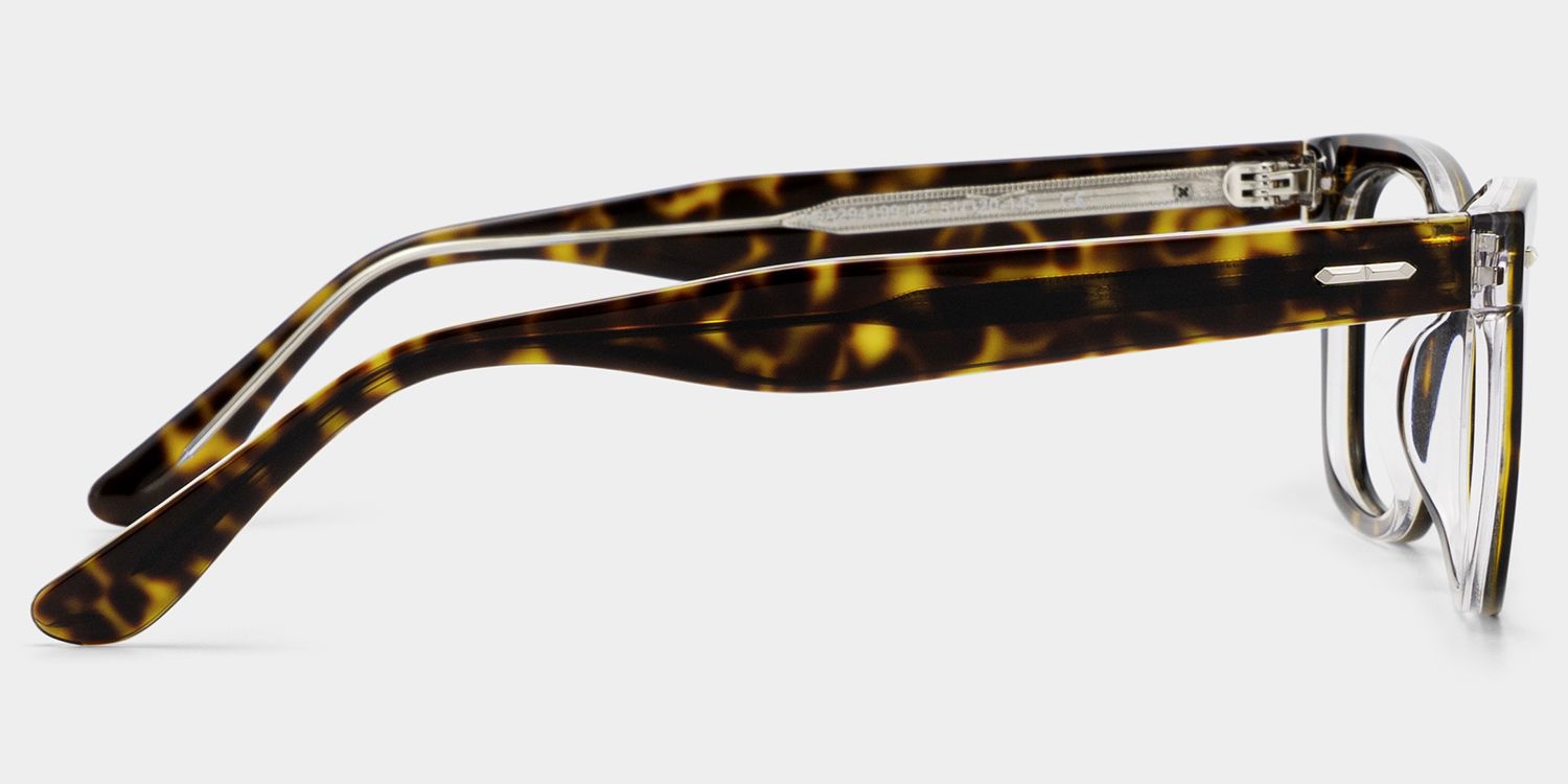 Robert Lunettes rectangulaires écaille de tortue3